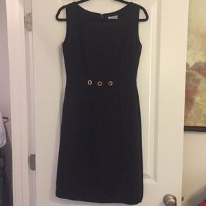 Black Tahari sheath dress